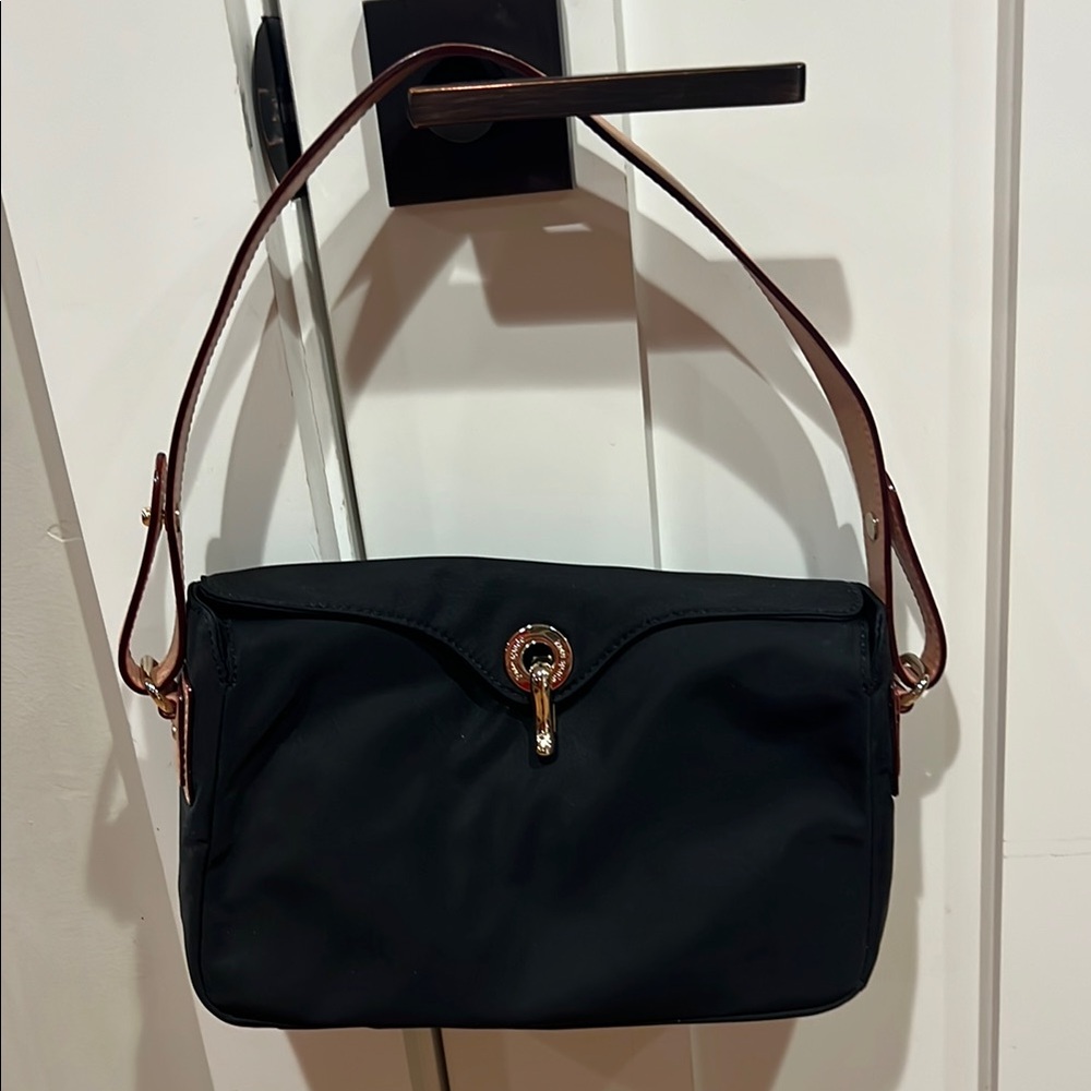 NWOT Kate Spade Black Shoulder Bag with Minimalist Elegance